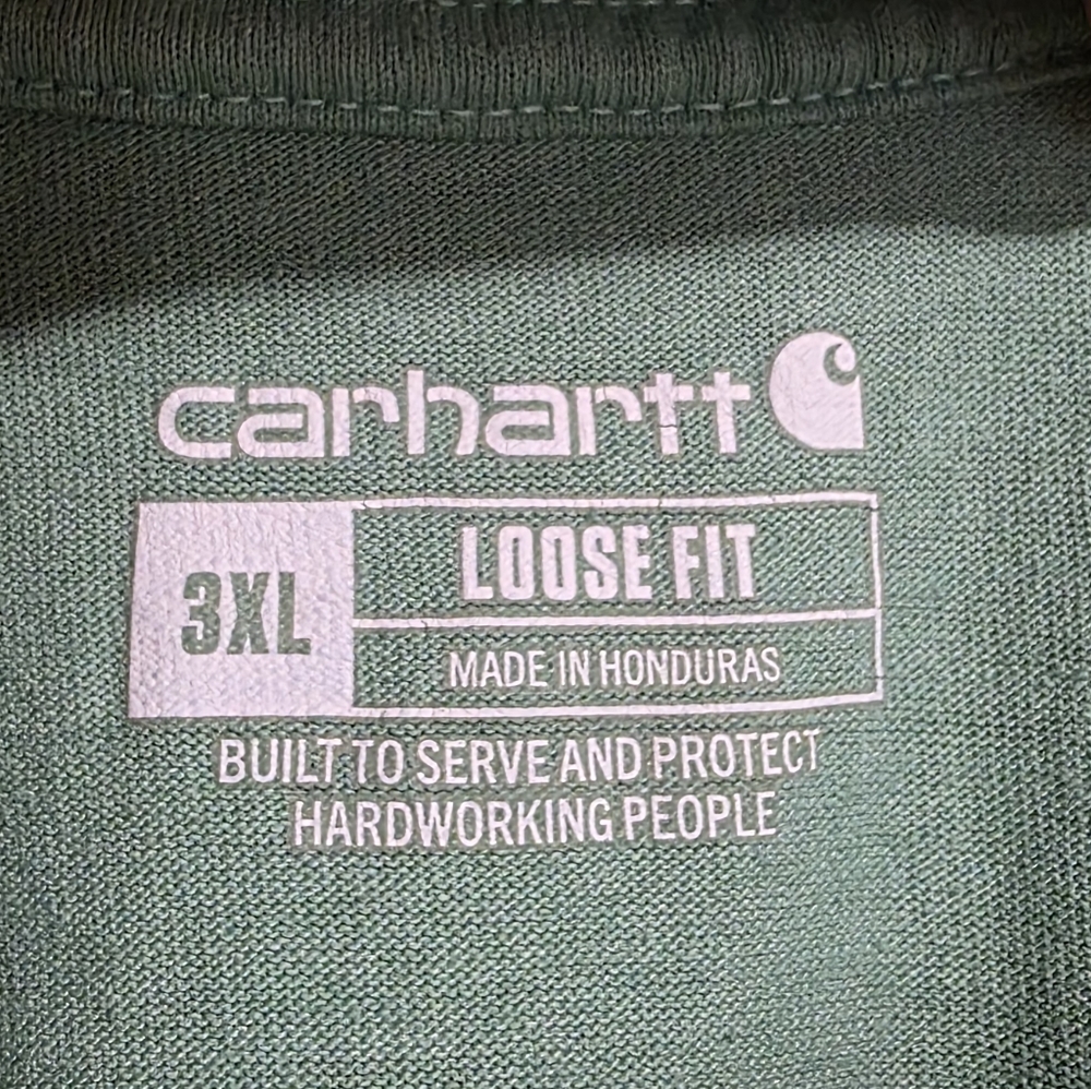 Carhartt Men's Sage Short Sleeve Tee 3XL - Picture 3 of 4